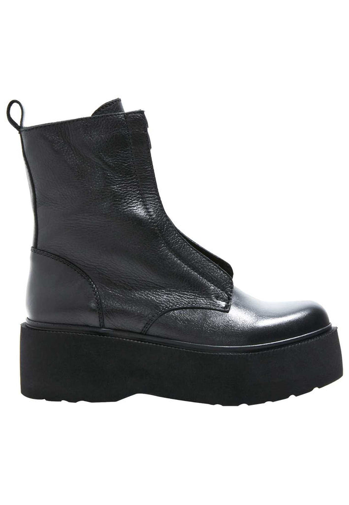 Inuovo Stiefelette Leder Schwarz - surf4shoes