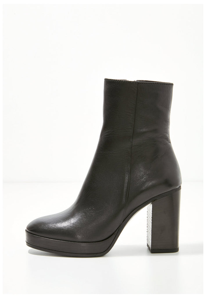 Inuovo Stiefelette Leder Schwarz - surf4shoes