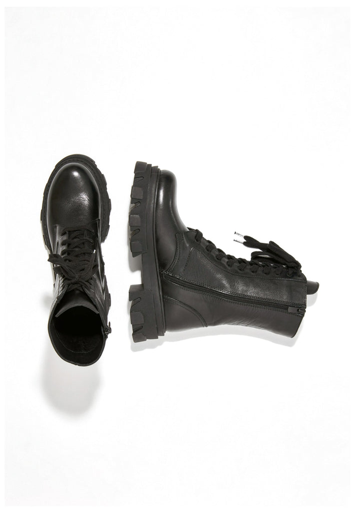 Inuovo Stiefelette Leder Schwarz - surf4shoes