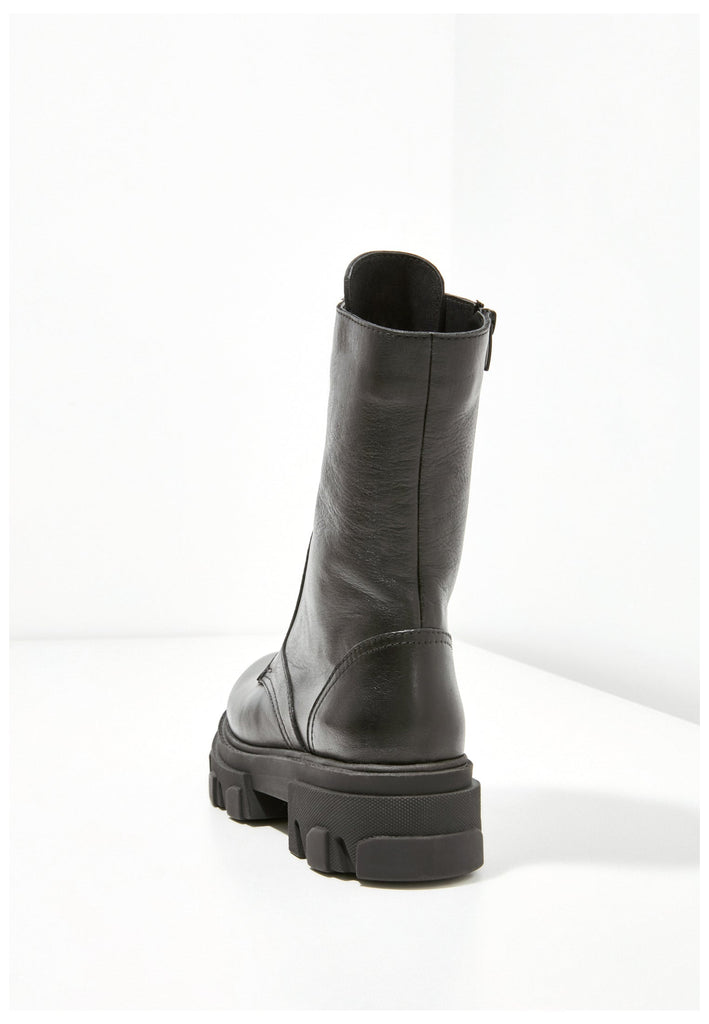 Inuovo Stiefelette Leder Schwarz - surf4shoes