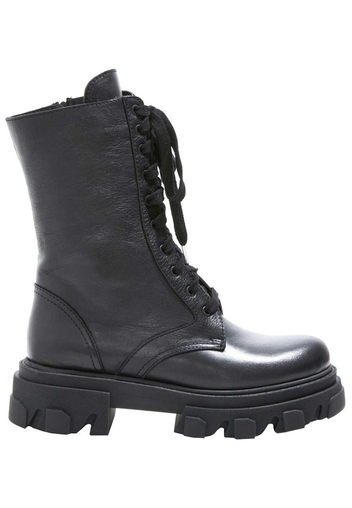 Inuovo Stiefelette Leder Schwarz - surf4shoes