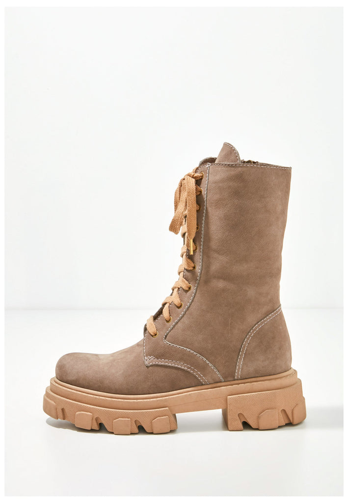 Inuovo Stiefelette Leder Beige - surf4shoes