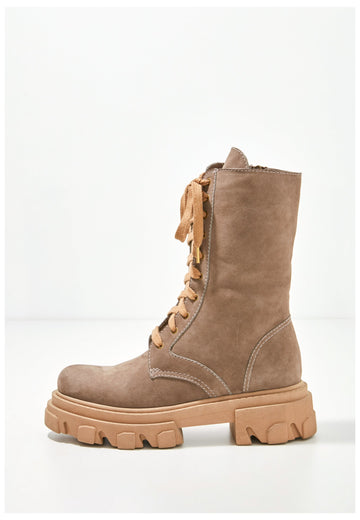 Inuovo Stiefelette Leder Beige - surf4shoes