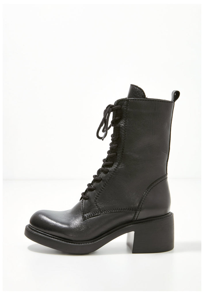 Inuovo Stiefelette Leder Schwarz - surf4shoes