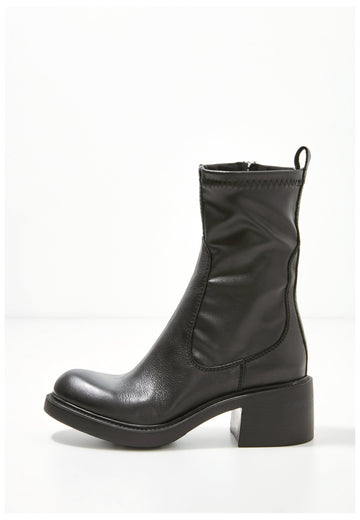 Inuovo Stiefelette Leder Schwarz - surf4shoes
