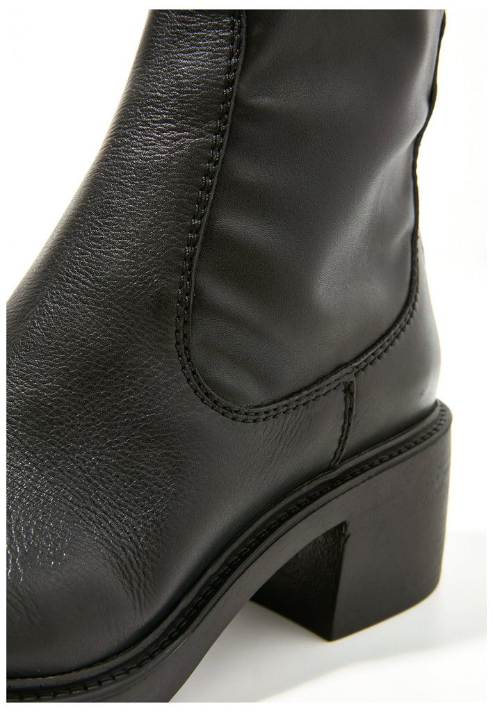 Inuovo Stiefelette Leder Schwarz - surf4shoes