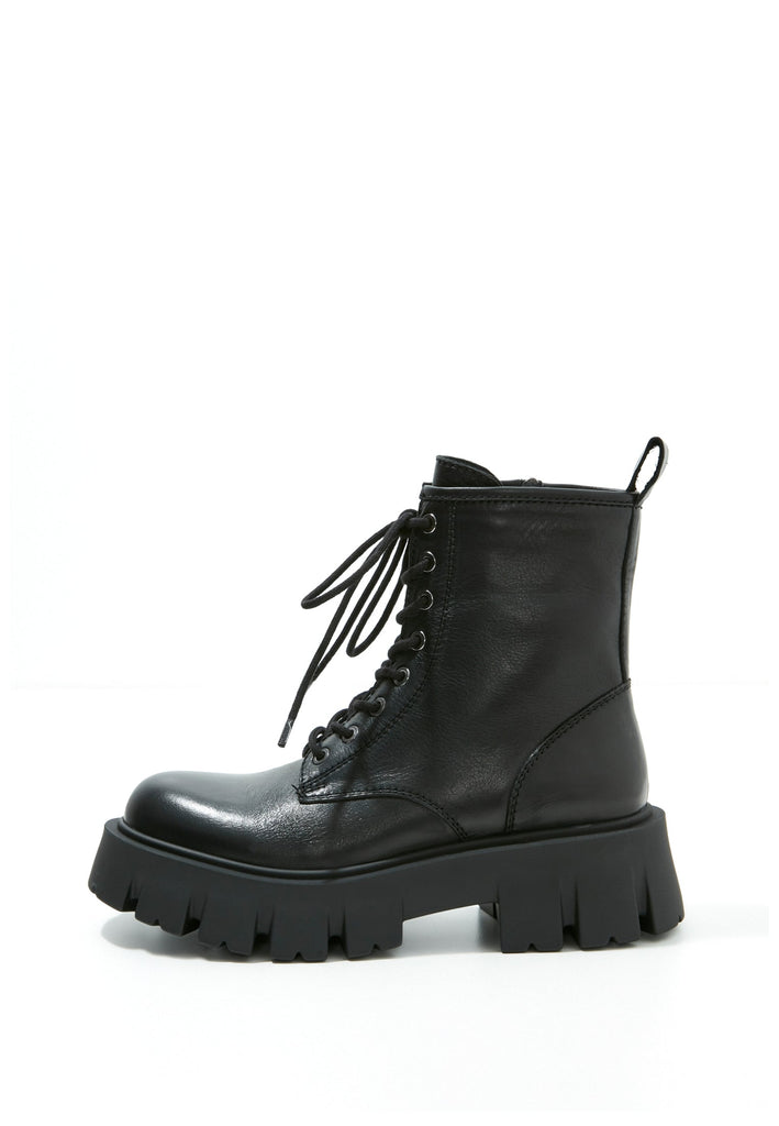Inuovo Stiefelette Leder Schwarz - surf4shoes