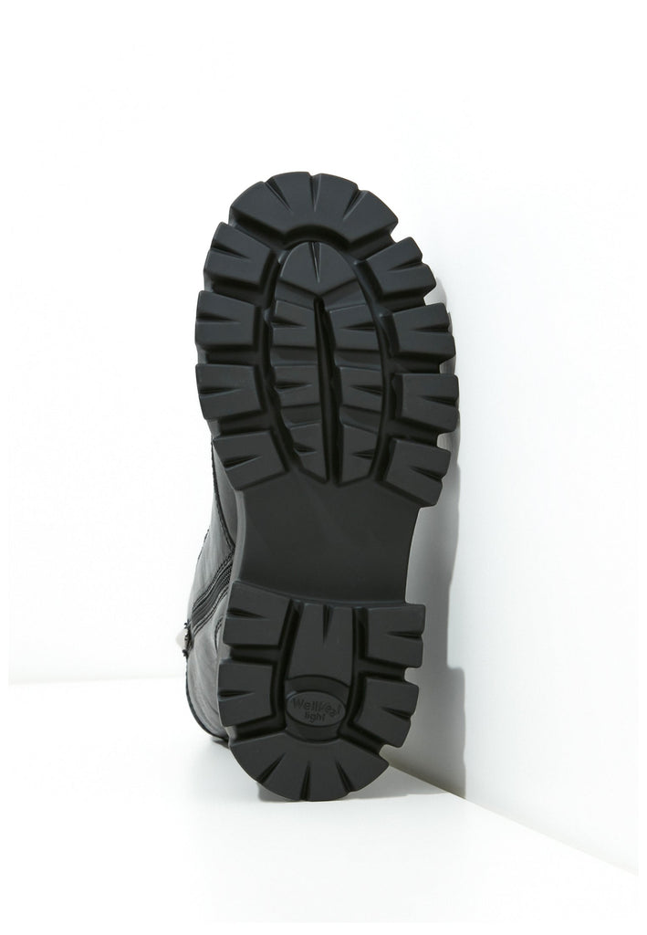 Inuovo Stiefelette Leder Schwarz - surf4shoes