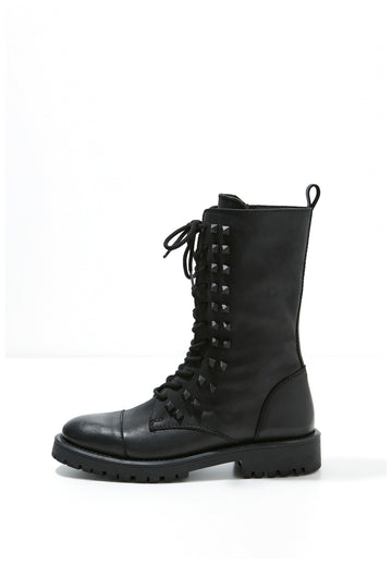 Inuovo Stiefelette Leder Schwarz - surf4shoes