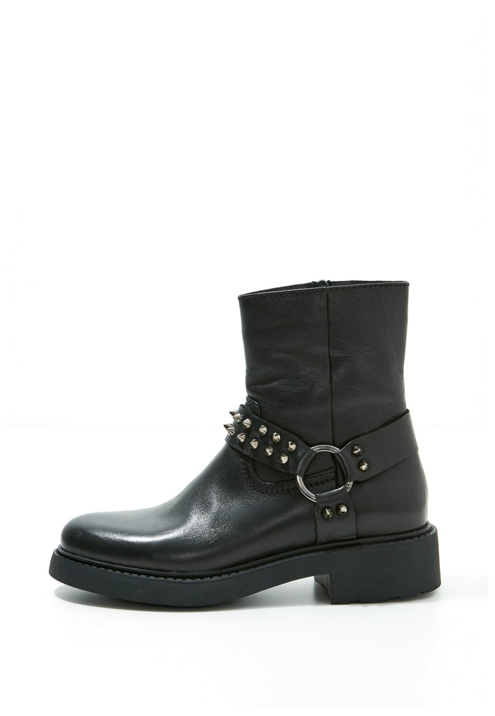 Inuovo Stiefelette Leder Schwarz - surf4shoes