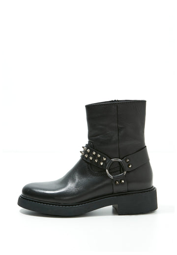 Inuovo Stiefelette Leder Schwarz - surf4shoes