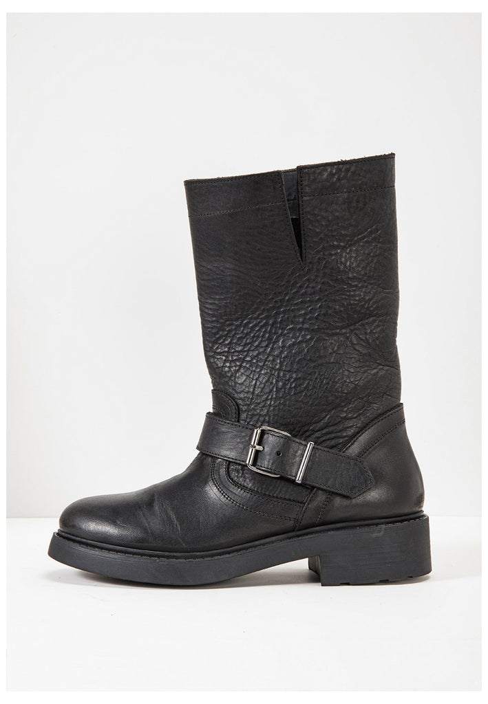 Inuovo Stiefelette Leder Schwarz - surf4shoes