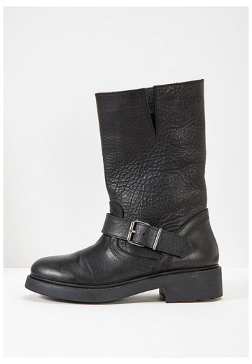 Inuovo Stiefelette Leder Schwarz - surf4shoes