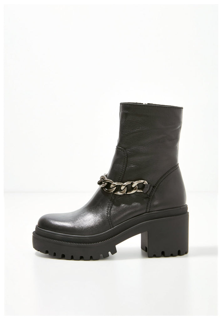 Inuovo Stiefelette Leder Schwarz - surf4shoes