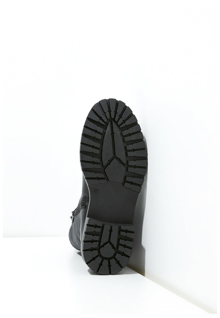 Inuovo Stiefelette Leder Schwarz - surf4shoes