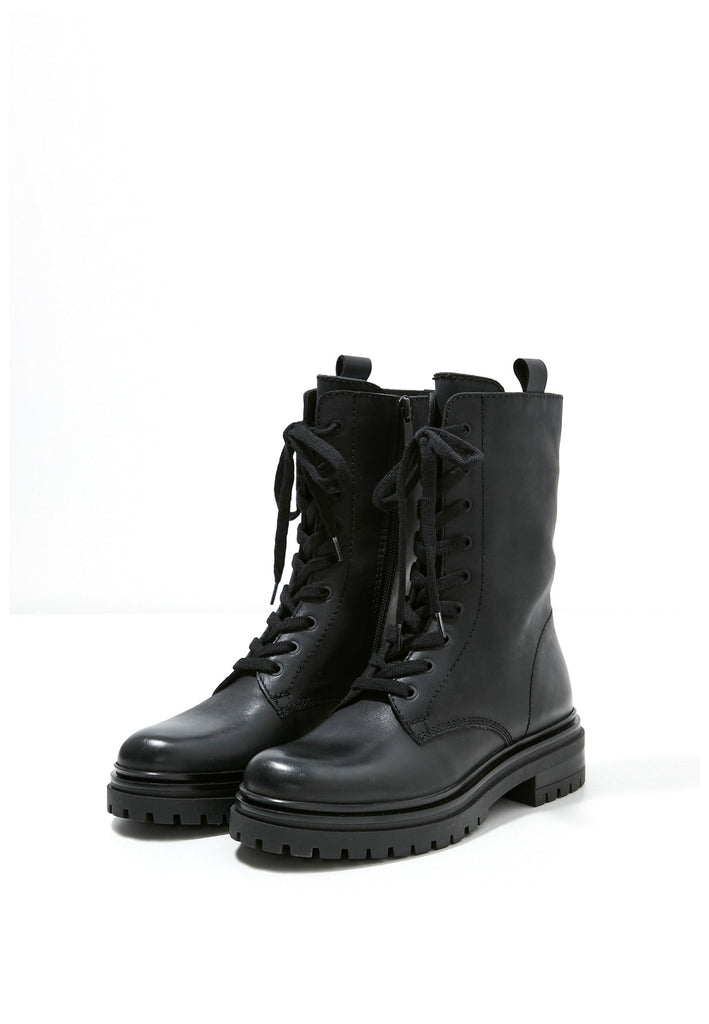 Inuovo Stiefelette Leder Schwarz - surf4shoes