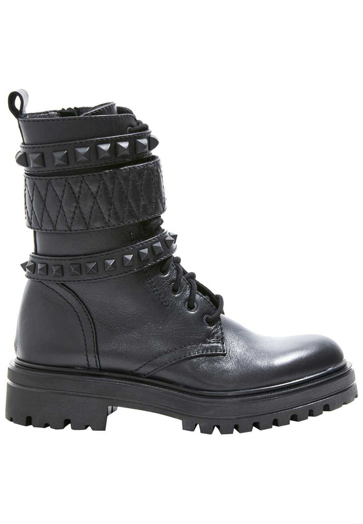 Inuovo Stiefelette Leder Schwarz - surf4shoes