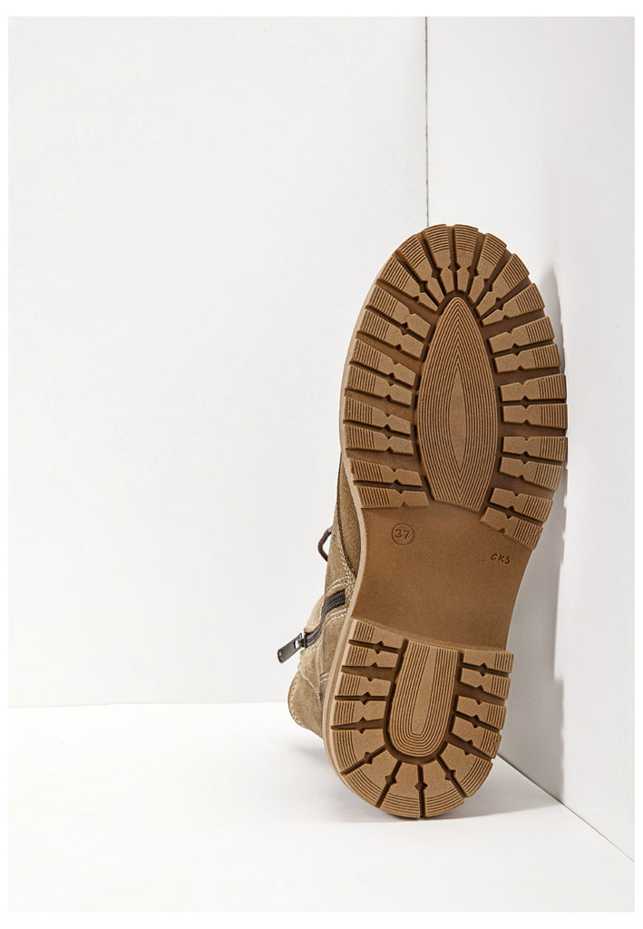 Inuovo Stiefelette Leder Hellbraun - surf4shoes