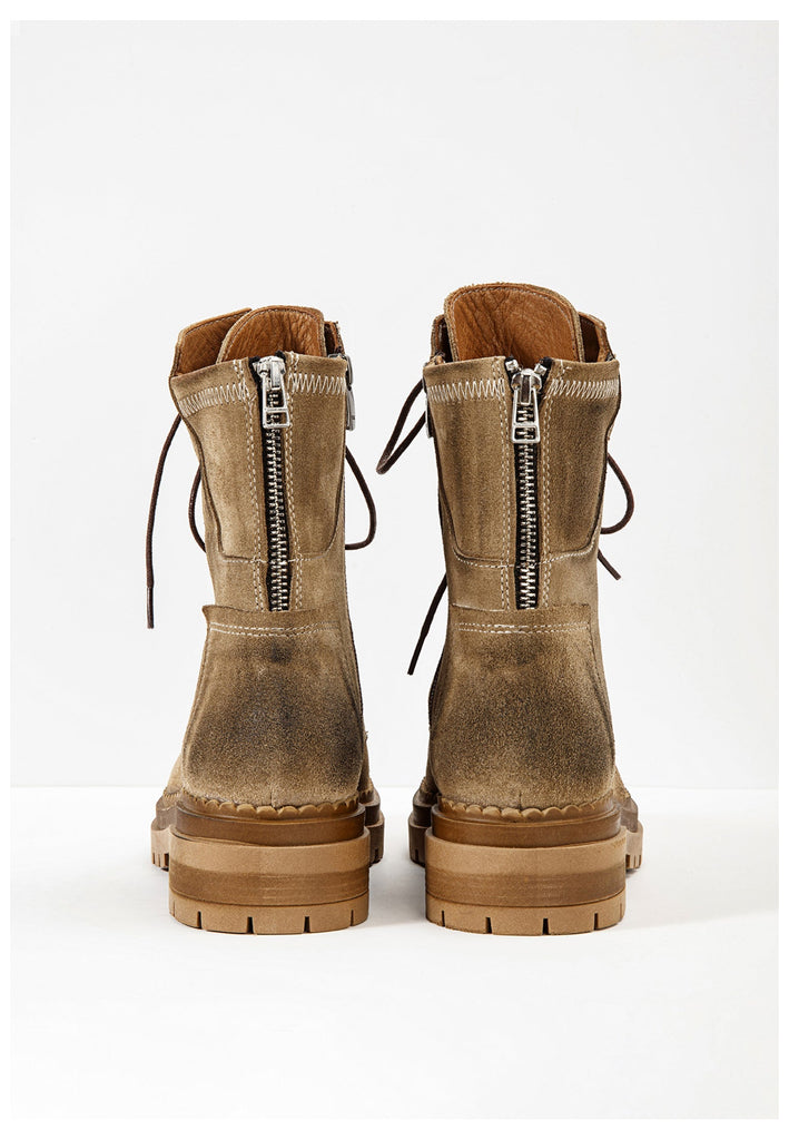 Inuovo Stiefelette Leder Hellbraun - surf4shoes