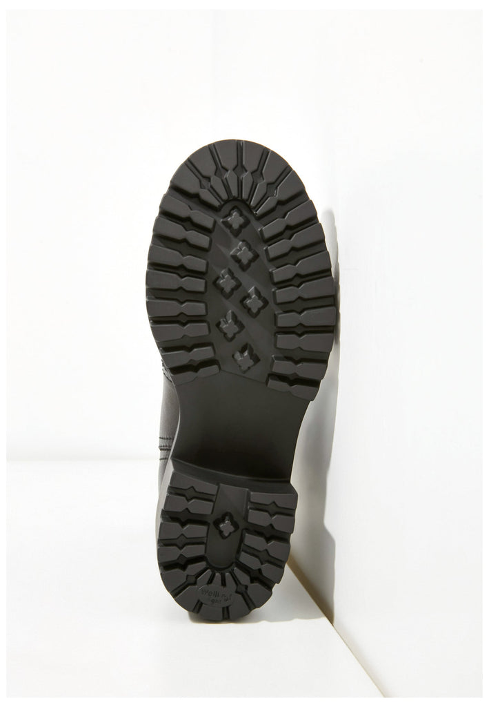 Inuovo Stiefelette Leder/Textil Schwarz - surf4shoes