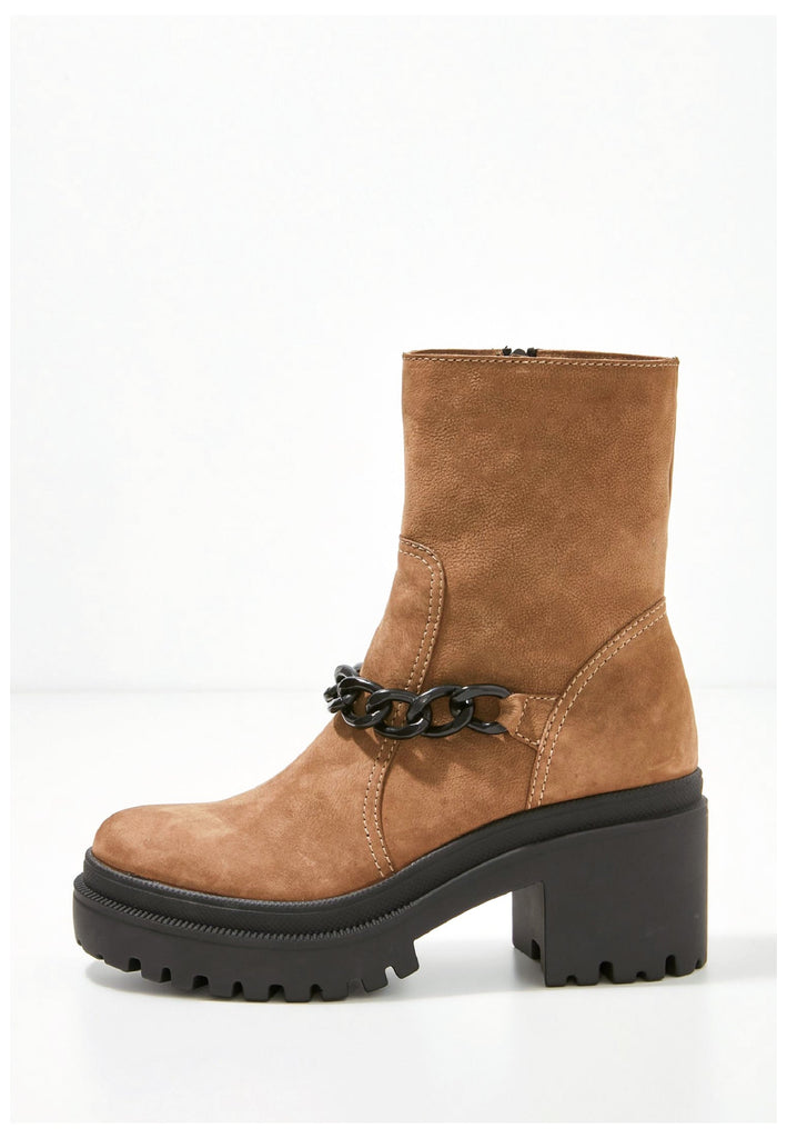 Inuovo Stiefelette Leder Hellbraun - surf4shoes