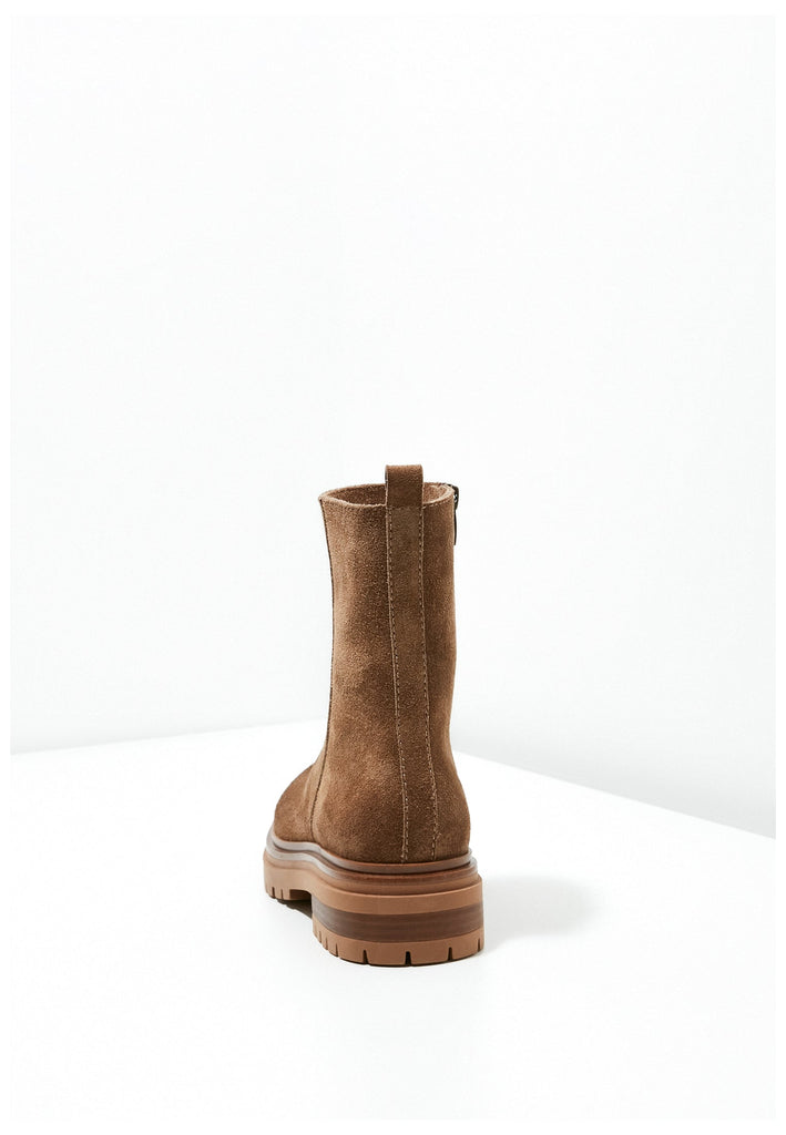 Inuovo Stiefelette Veloursleder Mittelbraun - surf4shoes