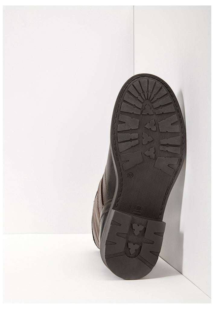 Inuovo Stiefelette Leder Dunkelbraun - surf4shoes