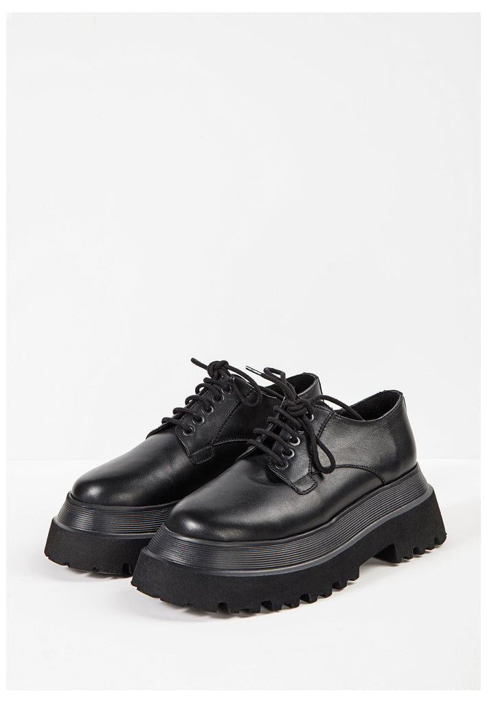 Inuovo Halbschuhe Leder Schwarz - surf4shoes