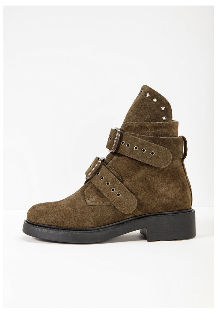 Inuovo Stiefelette Leder Dunkelbraun - surf4shoes