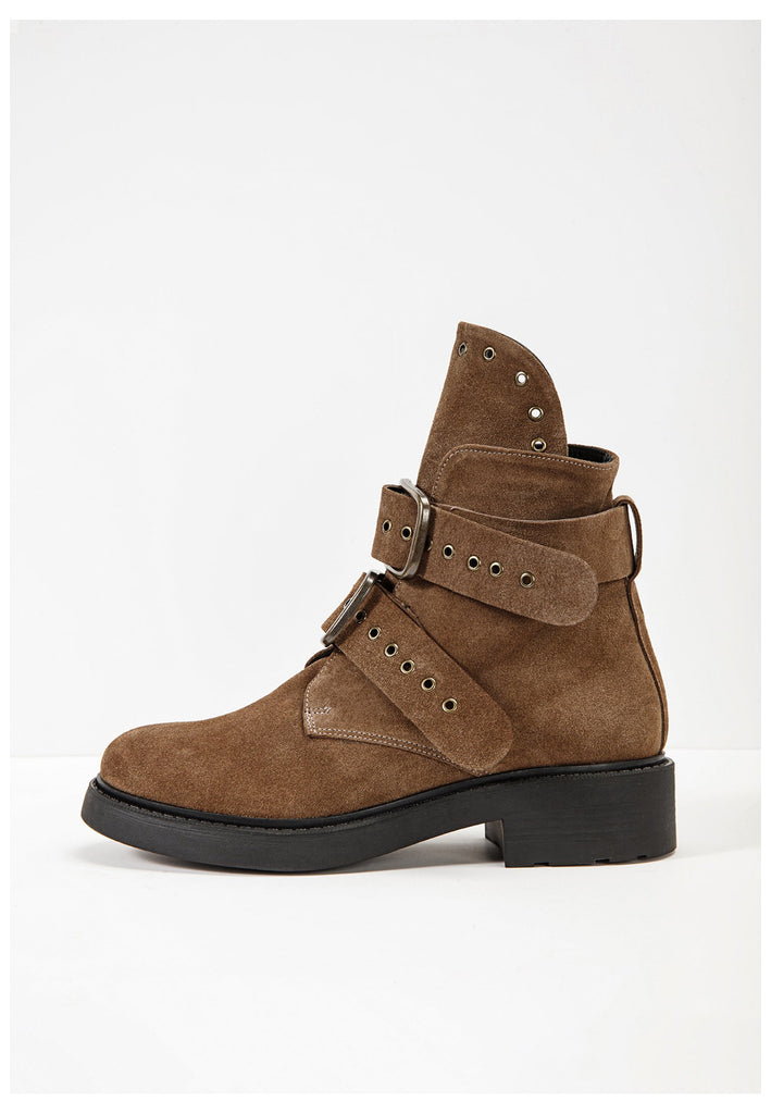 Inuovo Stiefelette Leder Mittelbraun - surf4shoes