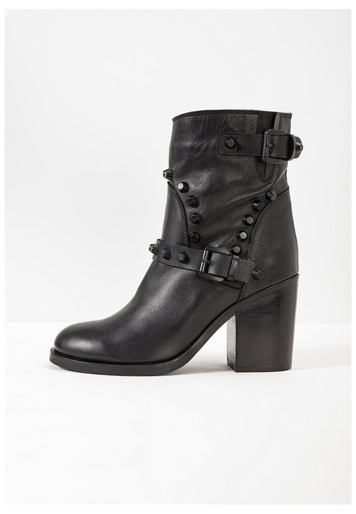 Inuovo Stiefelette Leder Schwarz - surf4shoes