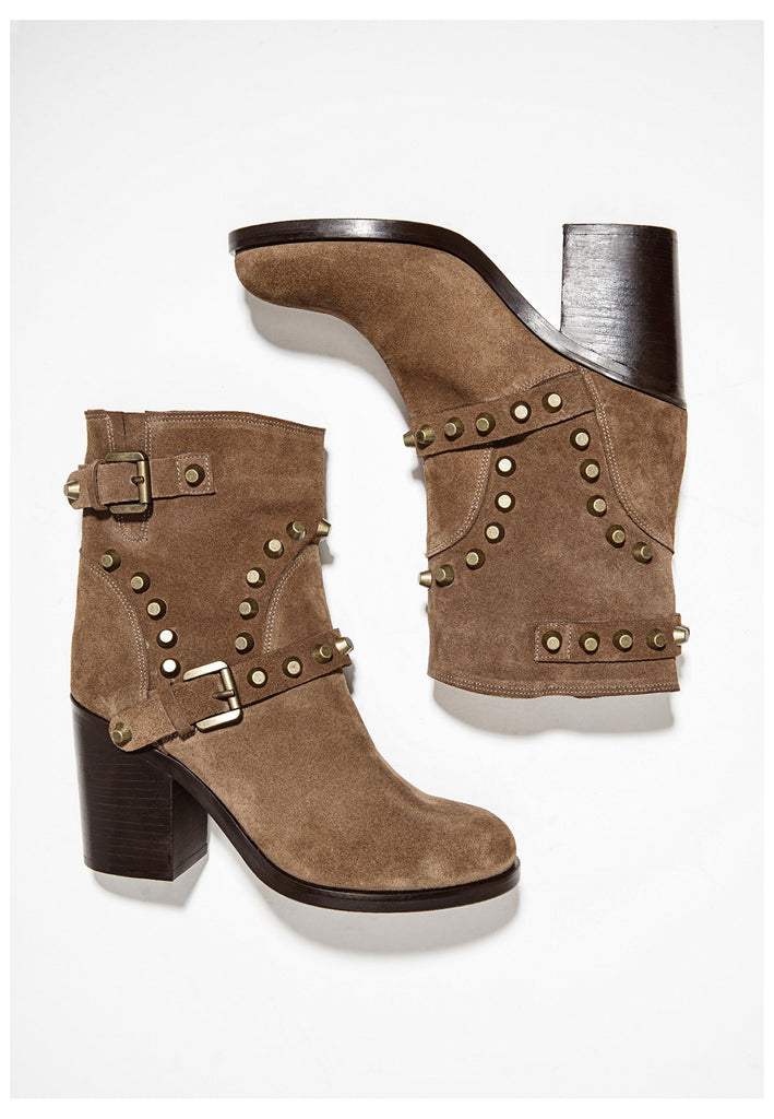 Inuovo Stiefelette Leder Mittelbraun - surf4shoes