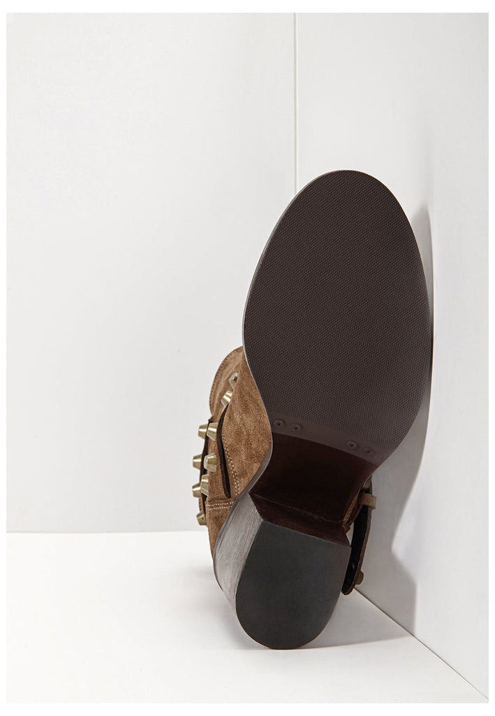 Inuovo Stiefelette Leder Mittelbraun - surf4shoes