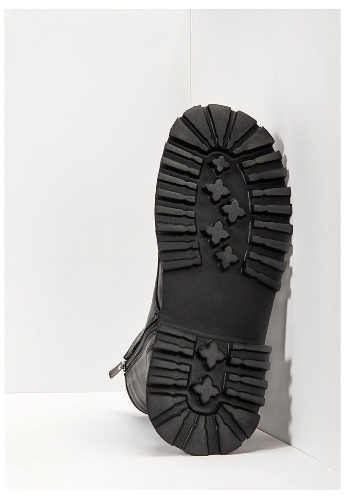 Inuovo Stiefelette Leder Schwarz - surf4shoes