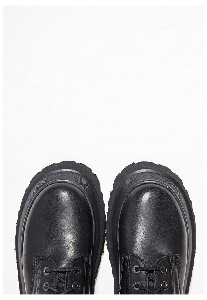 Inuovo Stiefelette Leder Schwarz - surf4shoes