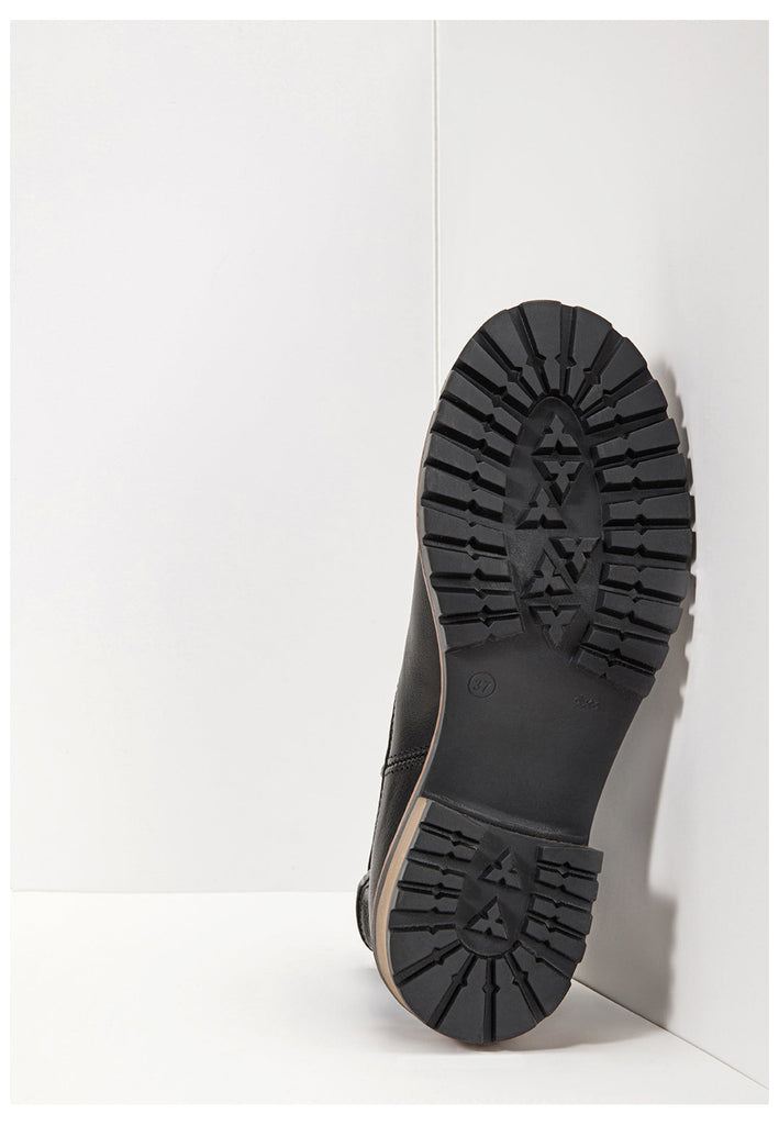 Inuovo Stiefelette Leder Schwarz - surf4shoes