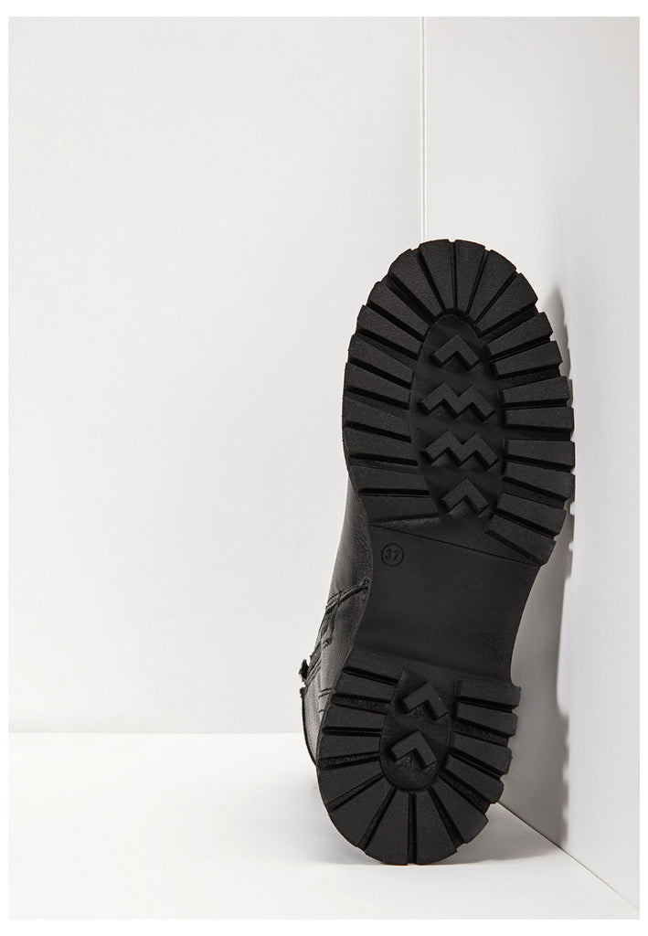 Inuovo Stiefelette Leder Schwarz - surf4shoes