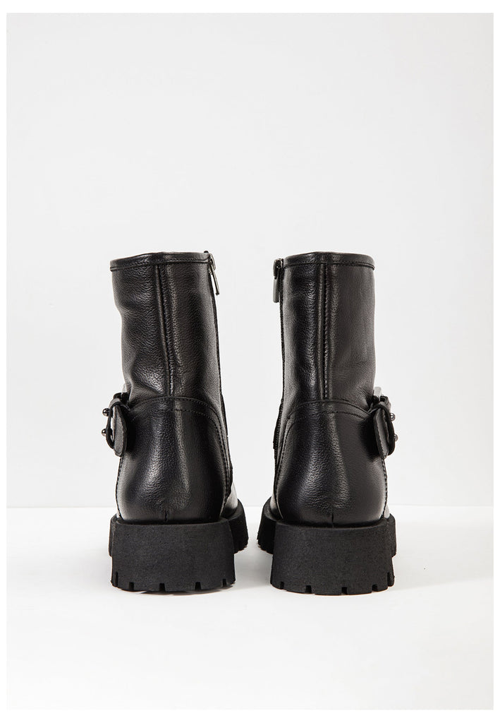 Inuovo Stiefelette Leder Schwarz - surf4shoes