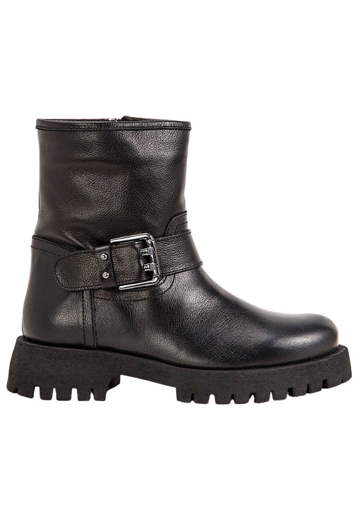 Inuovo Stiefelette Leder Schwarz - surf4shoes