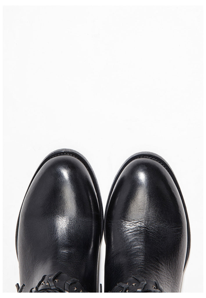 Inuovo Stiefelette Glattleder Schwarz - surf4shoes