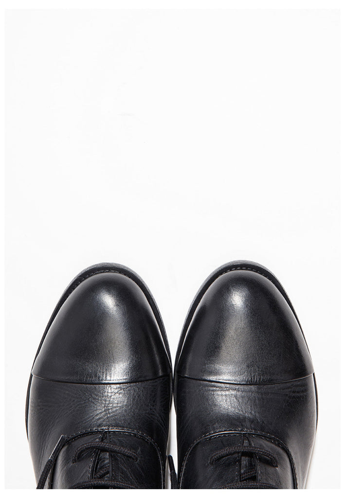 Inuovo Stiefelette Glattleder Schwarz - surf4shoes