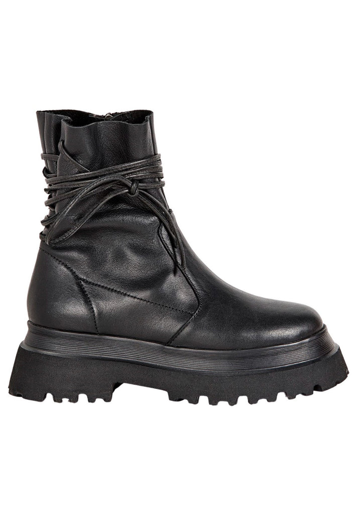 Inuovo Stiefelette Leder Schwarz - surf4shoes