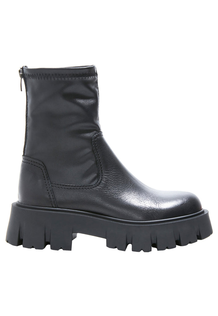 Inuovo Stiefelette Leder Schwarz - surf4shoes