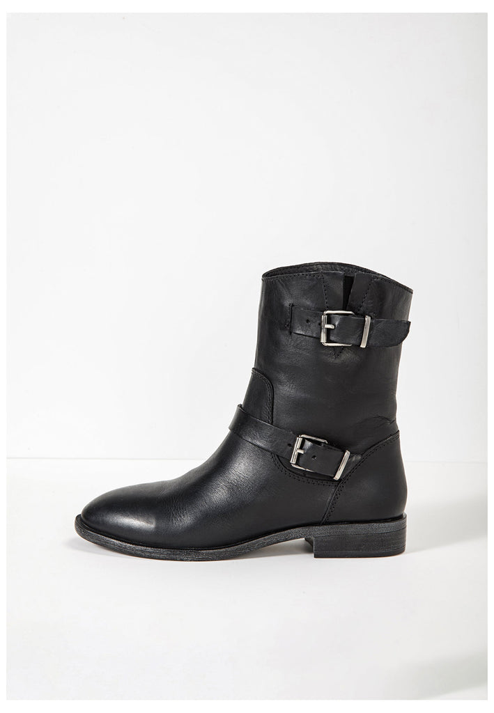 Inuovo Stiefelette Leder Schwarz - surf4shoes