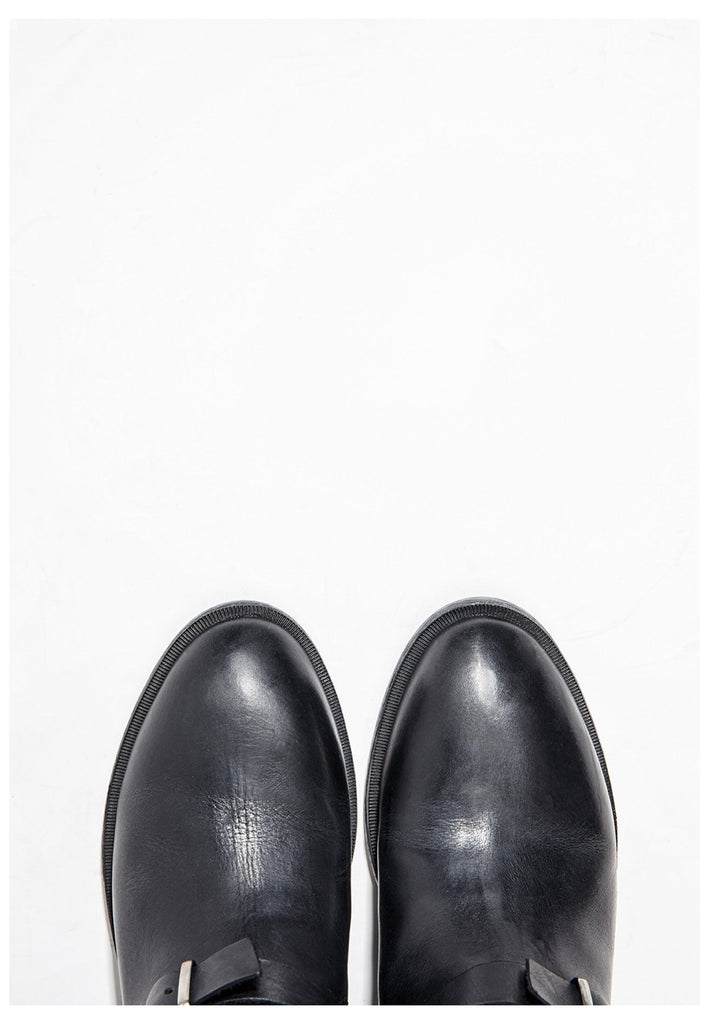 Inuovo Stiefelette Leder Schwarz - surf4shoes