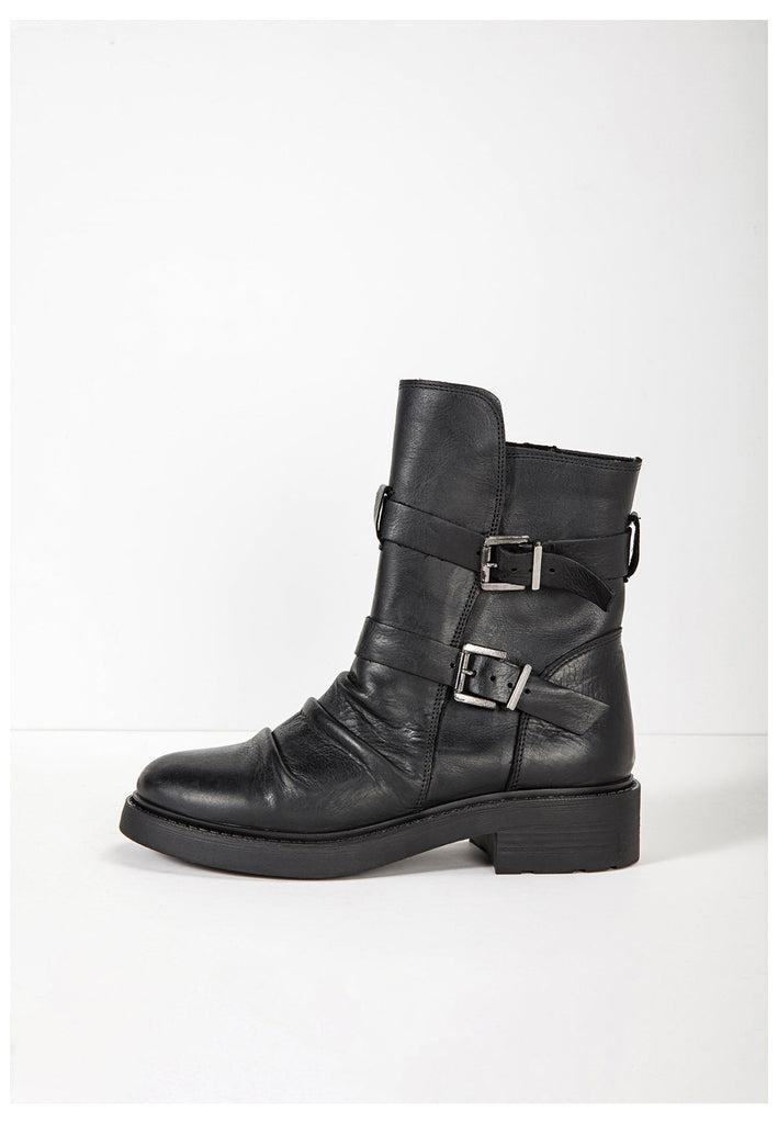 Inuovo Stiefelette Leder Schwarz - surf4shoes