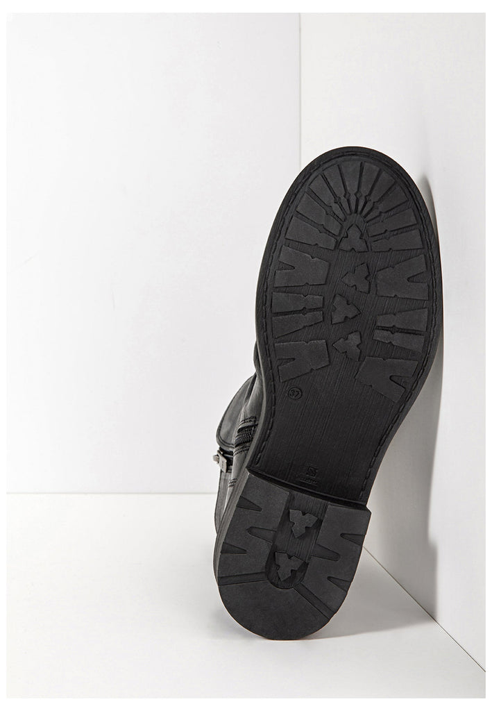 Inuovo Stiefelette Leder Schwarz - surf4shoes