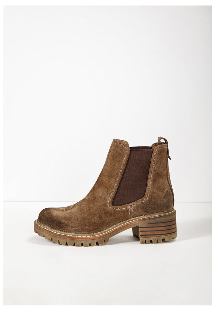 Inuovo Stiefelette Leder Mittelbraun - surf4shoes
