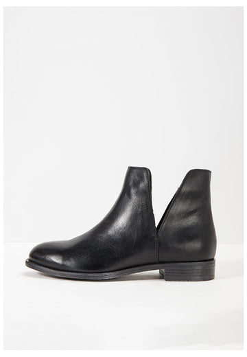 Inuovo Stiefelette Leder Schwarz - surf4shoes