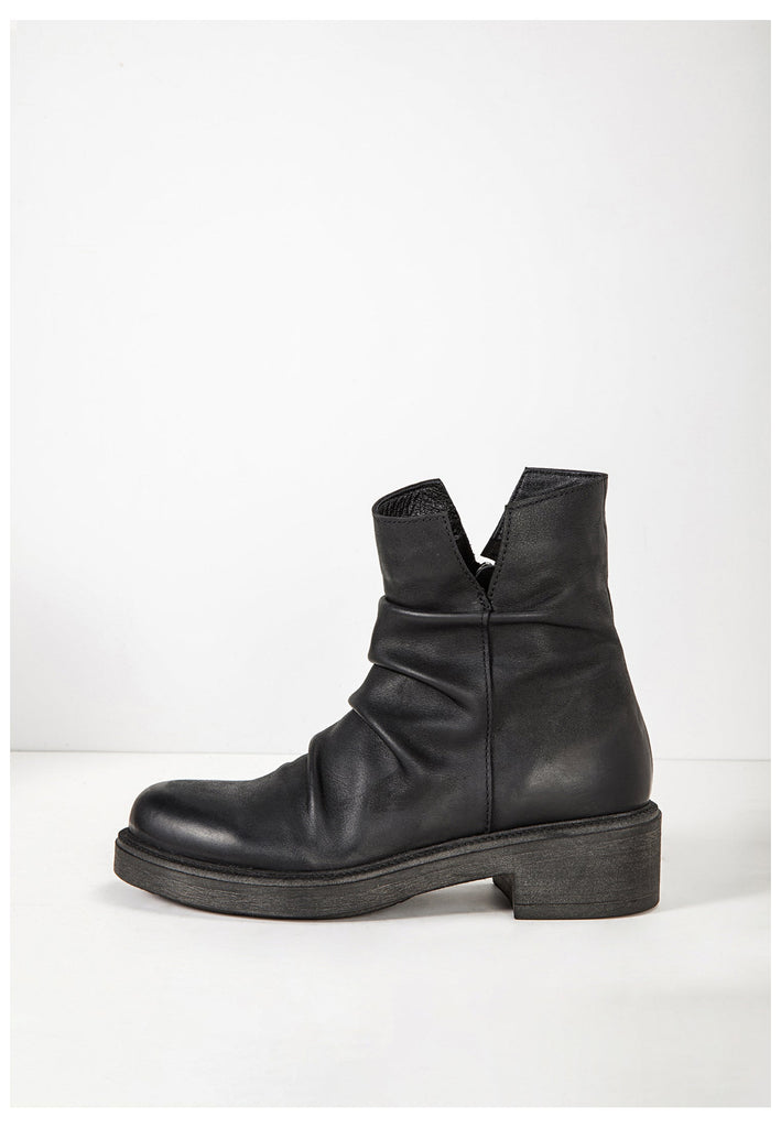 Inuovo Stiefelette Leder Schwarz - surf4shoes